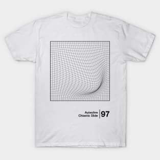 Autechre / Minimal Graphic Artwork Design T-Shirt